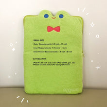 Load image into Gallery viewer, frog ipad/tablet sleeve