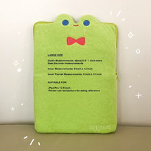 Load image into Gallery viewer, frog ipad/tablet sleeve