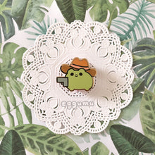 Load image into Gallery viewer, enamel pin series - frogs in hats