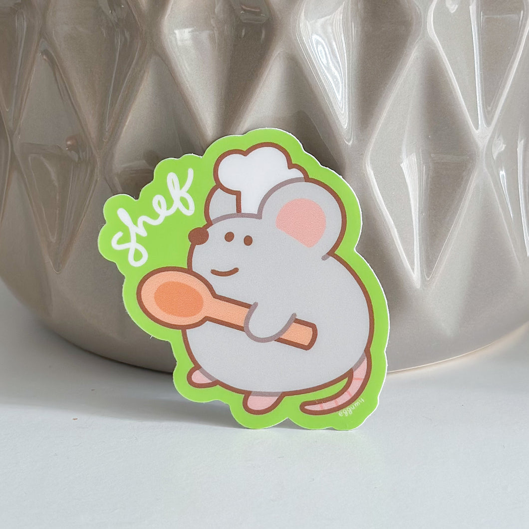 vinyl sticker - shef