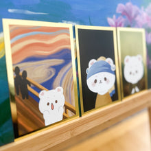 Load image into Gallery viewer, 4x6 gold foil print - museum series
