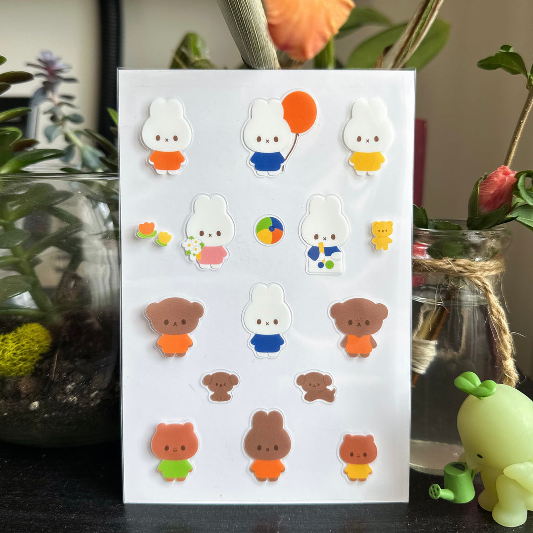 sticker sheet - miffy & friends