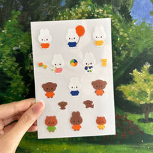 Load image into Gallery viewer, sticker sheet - miffy &amp; friends
