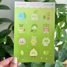 Load image into Gallery viewer, sticker sheet - grass starters
