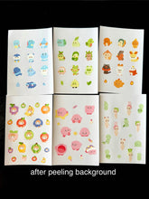 Load image into Gallery viewer, sticker sheet - water starters
